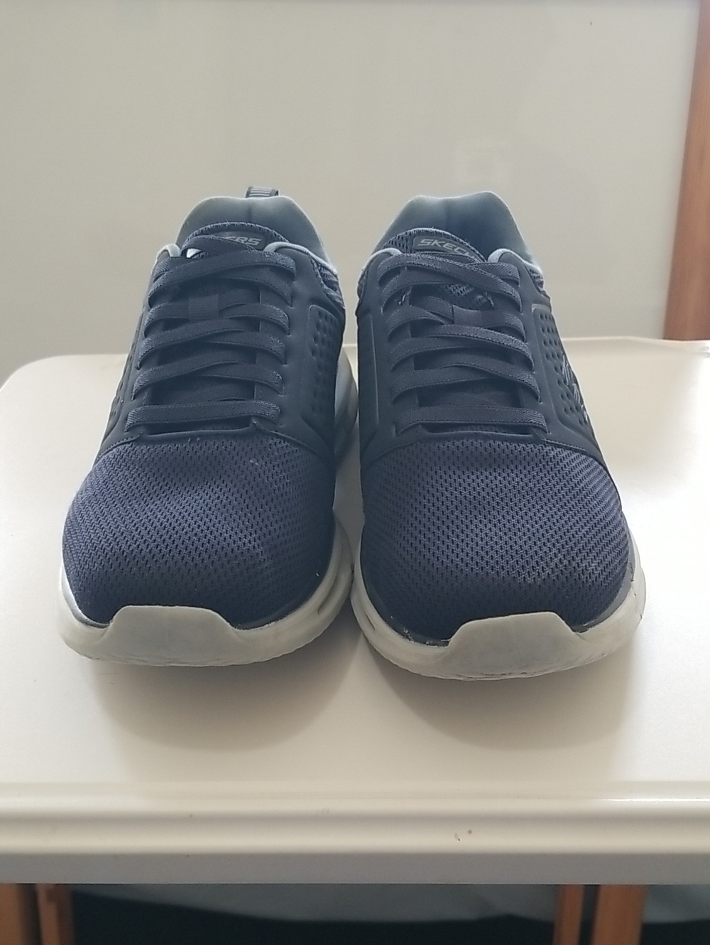 Skechers Men's Navy Mesh Athletic Sneakers
